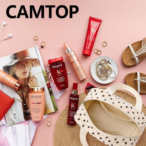 CAMTOP سروال قصير حقيبة مستحضرات تجميل للنساء الفتيات حقائب مستحضرات التجميل السفر أدوات الزينة محفظة سستة الحقيبة (قلب أسود) in Kuwait