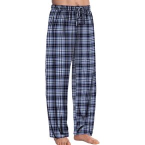 Hanes Men's ComfortSoft Cotton Printed Lounge Pants, 31" Inseam, Pockets, Drawstring/Elastic Waist