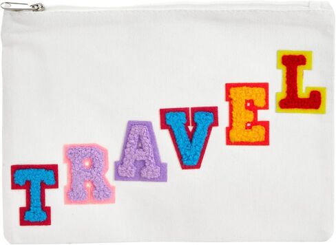 Bright Creations 6-Pack White Makeup Bag Set with Zipper, Customizable Canvas Pouches for DIY Arts and Crafts, Items to Tie-Dye for Cosmetic Items, Stationary, Party Favors (8x6 in) in Saudi Arabia