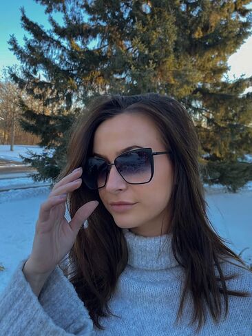 DIFF Grace Lightweight oversized Cat Eye Sunglasses for Women, UV400 Protection Protection in Saudi Arabia