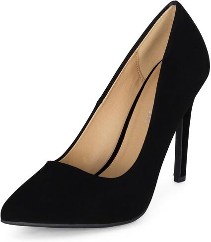 Chariot & Co: Mall- Womens Closed Toe High Heels Dress Pointed Toe Wedding Stiletto Pump Shoes - 4" Heel in Kuwait