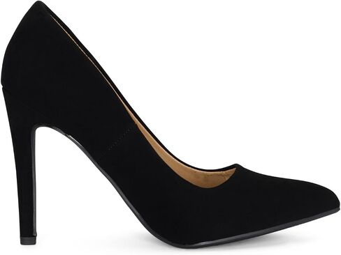 Chariot & Co: Mall- Womens Closed Toe High Heels Dress Pointed Toe Wedding Stiletto Pump Shoes - 4" Heel in Kuwait