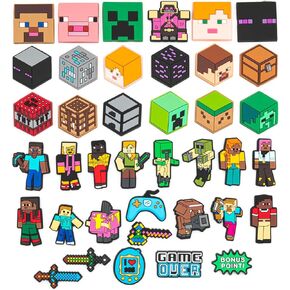 40 قطعة لعبة فيديو سحر الأحذية حزمة لعبة سحر الأحذية للأولاد المراهقين الأطفال الرجال لطيف حذاء سحر دبابيس الأحذية البلاستيكية الكرتون اكسسوارات الحفلات هدايا عيد الميلاد in Kuwait