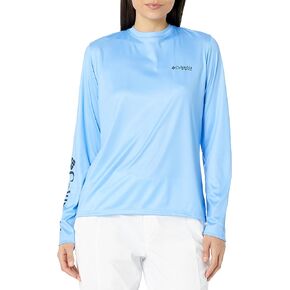 Columbia Women's Tidal Tee PFG Palapa Palms Long Sleeve