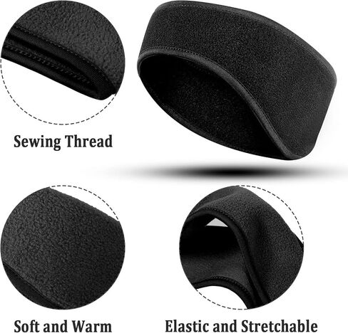 6 قطع من عصابة رأس لتدفئة الأذن من الصوف للأطفال مع مجموعة واقي للرقبة وشاح للرقبة شتوي للأطفال أثناء ركوب الدراجات والتزلج in Kuwait