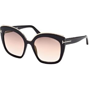 Tom Ford Butterfly Sunglasses TF944 Chantalle 01G Black/Gold 55mm FT0944 in Saudi Arabia