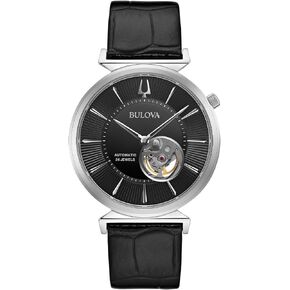 Bulova Men's Classic Regatta Slim Automatic Leather Strap Watch in Saudi Arabia