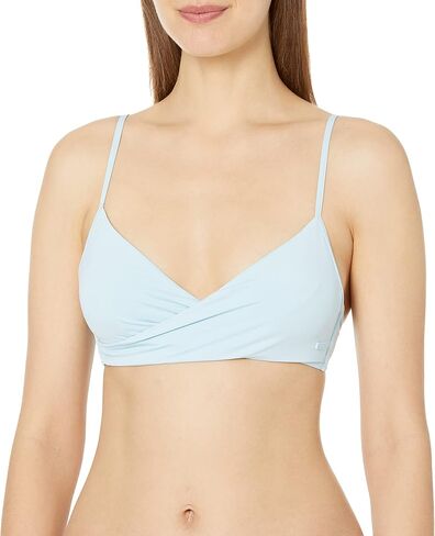 Roxy Women's Solid Beach Classics Wrap Bra Top in Kuwait