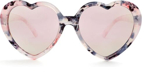 Kursan Women Fashion Oversized Heart Shaped Polarized Sunglasses Lovely Cute Eyewear UV400 in Saudi Arabia