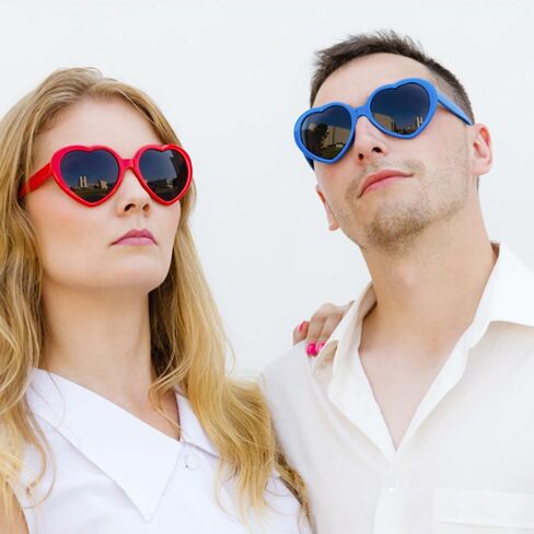 Kursan Women Fashion Oversized Heart Shaped Polarized Sunglasses Lovely Cute Eyewear UV400 in Kuwait