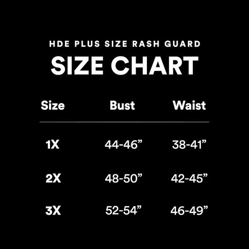 HDE Plus Size Rash Guard for Women UPF 50 Quick Dry Long Sleeve Swim Top in Saudi Arabia