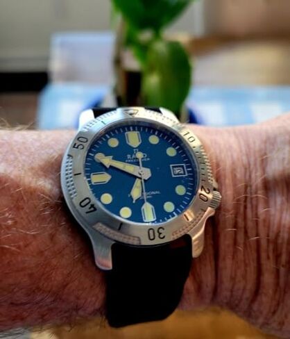 RATIO FreeDiver ساعة غوص احترافية ساعة غواص كوارتز كريستال الياقوت 200 متر مقاومة للماء ساعة غوص للرجال in Kuwait