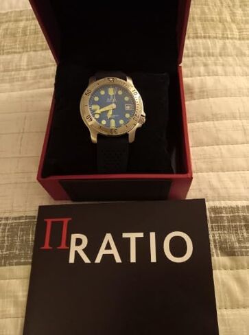 RATIO FreeDiver ساعة غوص احترافية ساعة غواص كوارتز كريستال الياقوت 200 متر مقاومة للماء ساعة غوص للرجال in Kuwait