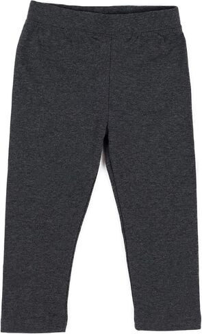 Leveret Girls Legging Cotton Ankle Length Kids & Toddler Pants (Toddler-14 Years) Variety of Colors in Kuwait