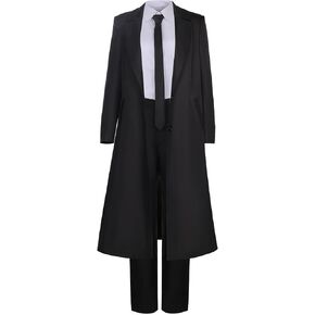 NOFONDA Chainsaw Man Makima Reze Power Cosplay Costume Outfit Uniform Women Girls Anime Halloween Shirt Pants Jacket Suit