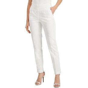 Anne Klein Women's Cotton Side Zip Pant in Kuwait