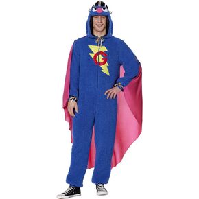 Spirit Halloween Sesame Street Adult Grover Costume | Officially Licensed | Group Costume | One Piece Costume in Kuwait