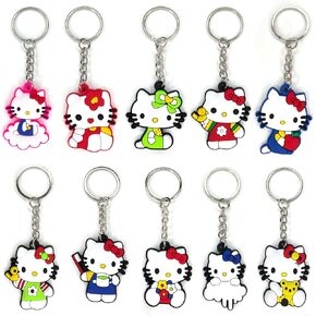 Purifyo Cartoon Keychain, Cute Silicone Key Chain for Kid Boy Girl Party Favors Gift (10pcs cartoon) in Saudi Arabia
