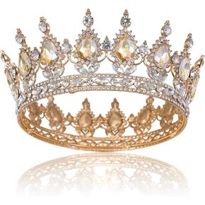 Princess Crowns and Tiaras for Little Girls - Crystal Princess Crown, Birthday, Prom, Costume Party, Queen Rhinestone Crowns