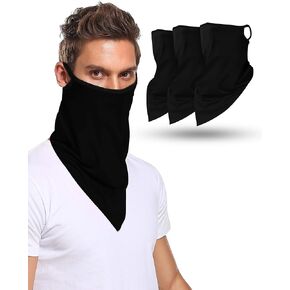 باندانا للوجه متعددة الاستخدامات مع حلقات للأذن، وشاح للوجه/غطاء للرقبة/غطاء للوجه للرجال والنساء والمراهقين in Kuwait