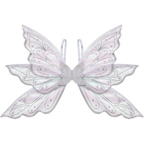 فستان Lizxun Fairy Wing Halloween أنيق بجناح فراشة الأورجانزا للفتيات والنساء لأداء الأدوار in Kuwait