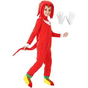 Halloween Kids Costume Cosplay Cartoon Red Suit Pretend Play Onesie Outfit Jumpsuit For Boys in Kuwait