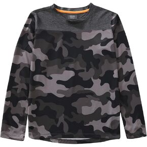 GLASH KIDS Boys Camouflage Long Sleeve Shirts, Wicking Teck 4-16yrs in Kuwait