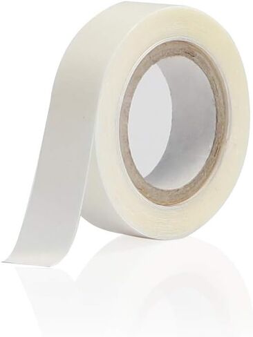 شريط لا يعرف الخوف - البشرة الحساسة - شريط نسائي مزدوج الجوانب للملابس والجسم، لون شفاف شفاف لجميع ألوان البشرة، 1⁄2 بوصة × 3 ياردات in Kuwait