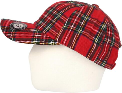 WITHMOONS Baseball Cap Tartan Plaid Check Winter Cotton Hat KR11087 in Kuwait