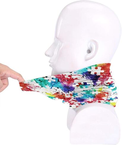 MSGUIDE Rooster Men & Women Face Cover Bandana ، شريط رأس متعدد الوظائف وشاح الرقبة أنبوب Balaclava in Kuwait