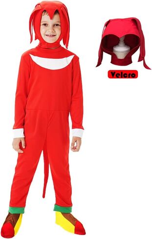 Halloween Kids Costume Cosplay Cartoon Red Suit Pretend Play Onesie Outfit Jumpsuit For Boys in Kuwait
