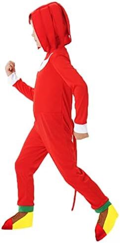 Halloween Kids Costume Cosplay Cartoon Red Suit Pretend Play Onesie Outfit Jumpsuit For Boys in Kuwait