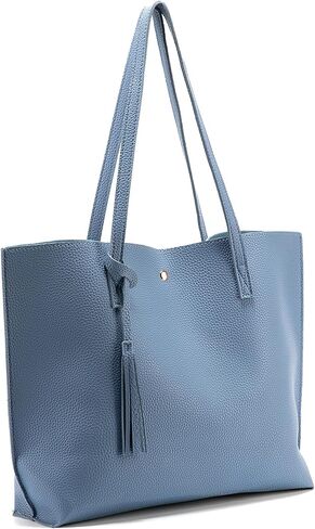 Fateanuki Womens Purses and Handbags Faux Leather PU Tote Bag Sets for Women Crossbody Bags Satchel Purse 2Pcs in Kuwait