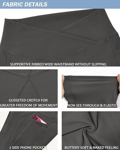 شورت نسائي مضلع بخصر متقاطع على شكل حرف V مع جيوب مقاس 5 بوصات، شورت رياضي عالي الخصر in Kuwait