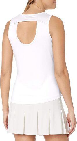 تي شيرت بدون أكمام للسيدات Grandslam مع قميص تنس بفتحة خلفية بفتحة خلفية in Kuwait