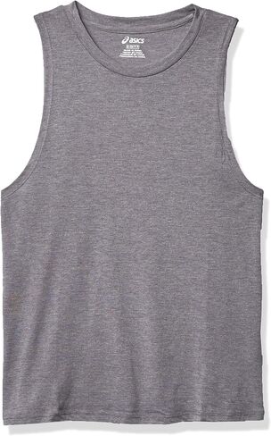 ASICS Circuit 2 Sleeveless Top, Team Steel Grey Heather, Medium in Saudi Arabia