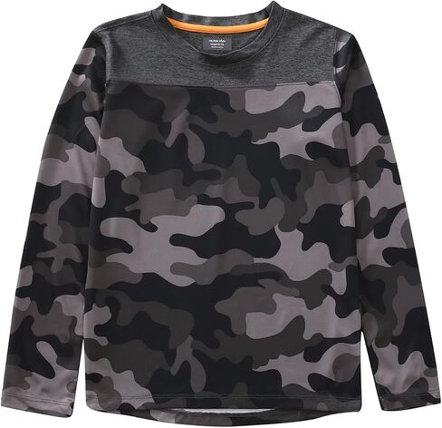 GLASH KIDS Boys Camouflage Long Sleeve Shirts, Wicking Teck 4-16yrs in Kuwait
