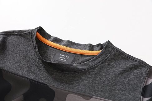 GLASH KIDS Boys Camouflage Long Sleeve Shirts, Wicking Teck 4-16yrs in Kuwait