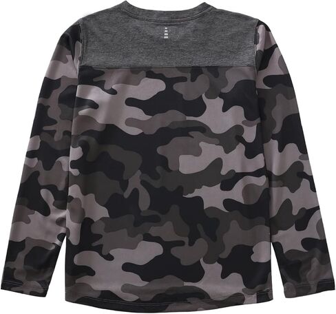 GLASH KIDS Boys Camouflage Long Sleeve Shirts, Wicking Teck 4-16yrs in Kuwait