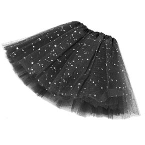 WLLHYF Girl Tutu Skirts,3Layers Tulle Sequin Star Ballet Dance Tutu Skirt Princess Christmas Skirt for Girl Toddler 2-8 Years in Kuwait
