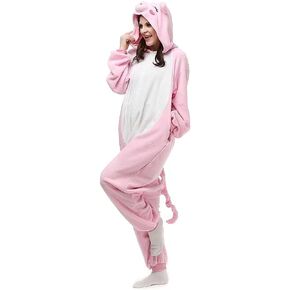 Joyxiam Unisex Adult Animal Onesies Halloween Costume Sleepwear Cosplay Christmas Onesie One Piece Pajamas for Women Men