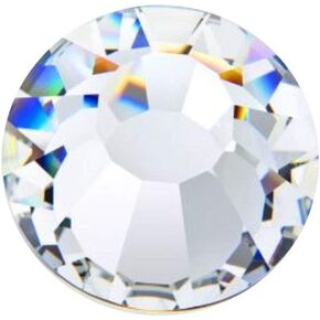 144pcs ss12 (3mm) Clear Crystal, Preciosa MC Chaton Roses VIVA12 (No HotFix Viva 12ss Flatback Rhinestones)