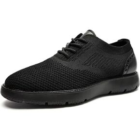 RYIKA Men's Casual Sneakers Dress Shoes - Comfort Dress Sneakers Mesh Knit Lightweight Breathable Formal Oxford Business Shoes in Saudi Arabia