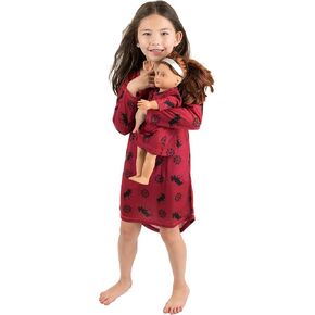 Leveret Matching Doll & Girls Nightgown Kids & Toddler Pajamas Unicorn Sleepwear (4-14 Years) Fits American Girl Doll in Kuwait