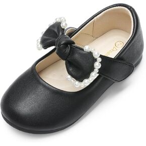 أحذية DREAM PAIRS للفتيات أحذية ماري جين المسطحة لحفلات الزفاف المدرسية (طفل صغير/طفل صغير)