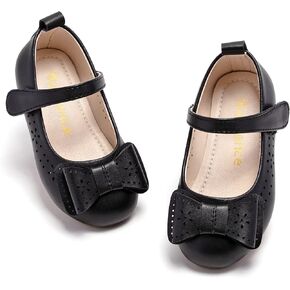 Kiderence Little Toddler Girls Dress Shoes Ballerina Ballet Flats Kids Mary Janes