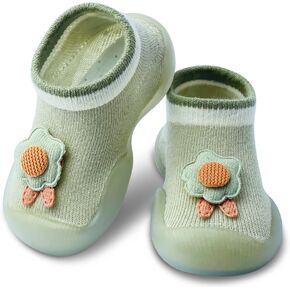Dookeh Baby Shoes Boys Girls First Walking Shoes Non Slip Soft Sole Sneakers Toddler Infant Babygirl Sock Shoes