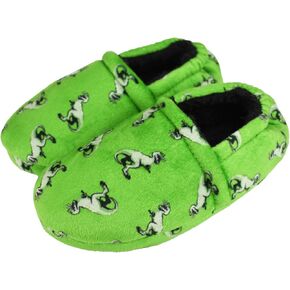 Tirzrro Kids Big Boys Warm Slippers with Soft Memory Foam Indoor Anti-slip Cute Dinosaur Slippers
