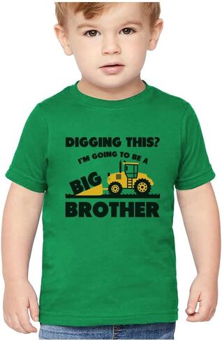 Big Brother Shirt for Toddler Pregnancy Announcements Tractor Shirts for Boys in Saudi Arabia