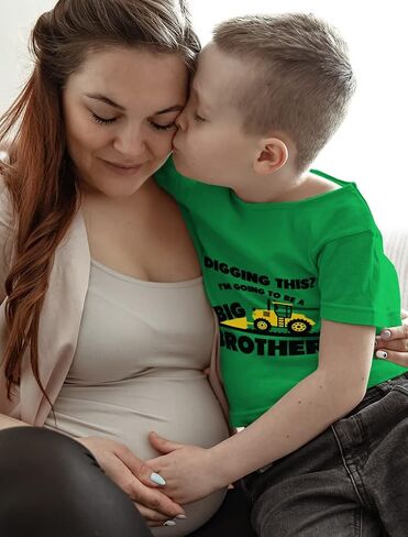 Big Brother Shirt for Toddler Pregnancy Announcements Tractor Shirts for Boys in Saudi Arabia